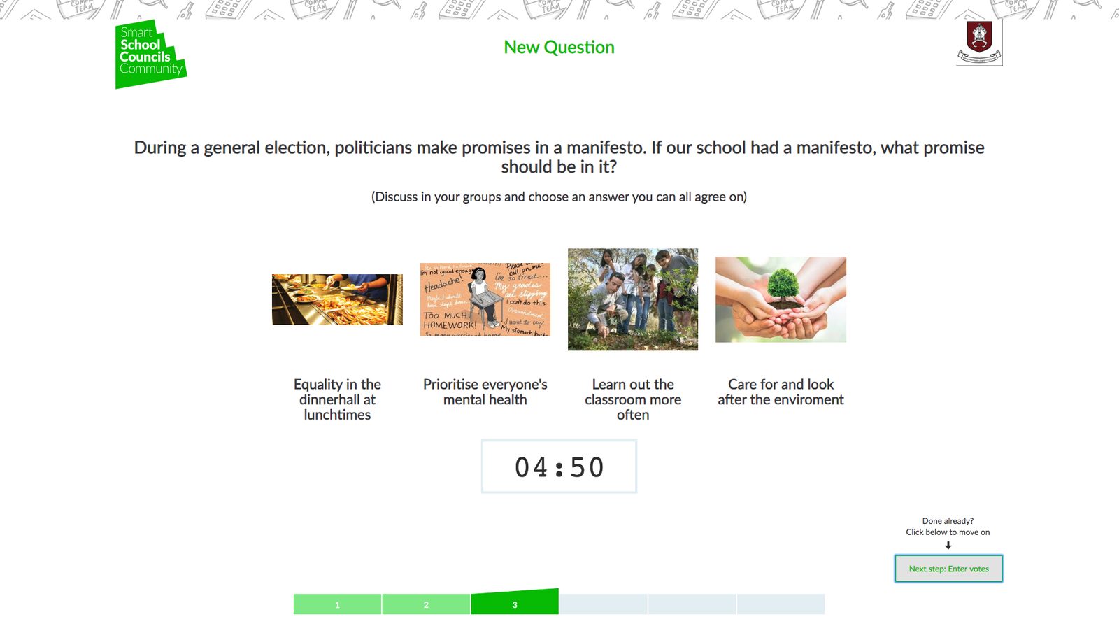 Young People’s General Election: Your school's manifesto