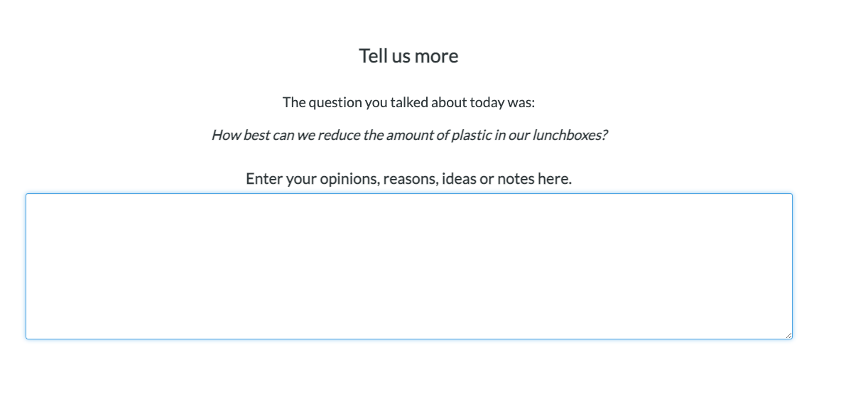 Member Tip #2 | Three ways to use the new ‘Tell us more’ question to capture pupil voice 👋🏼